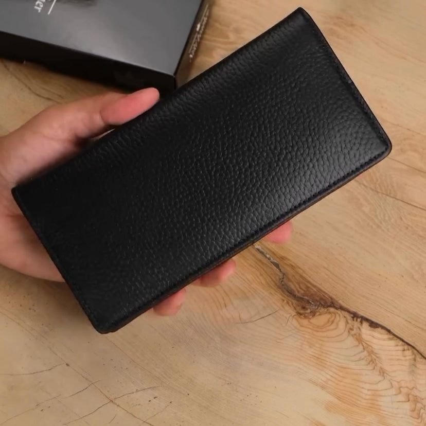 Handmade Zippy 100% genuine leather women's wallet