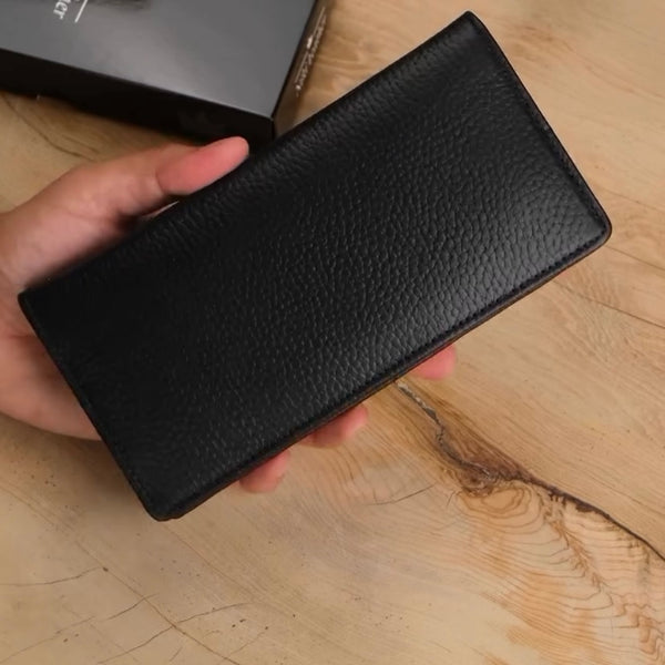 Handmade Zippy 100% genuine leather women's wallet