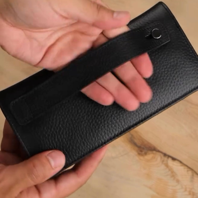 Handmade Zippy 100% genuine leather women's wallet