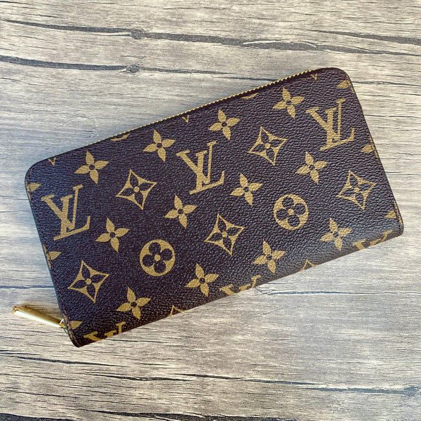 Louis Vuitton Monogram Zippy Clasic Wallet, Long Wallet, Lv Card Holder Wallet