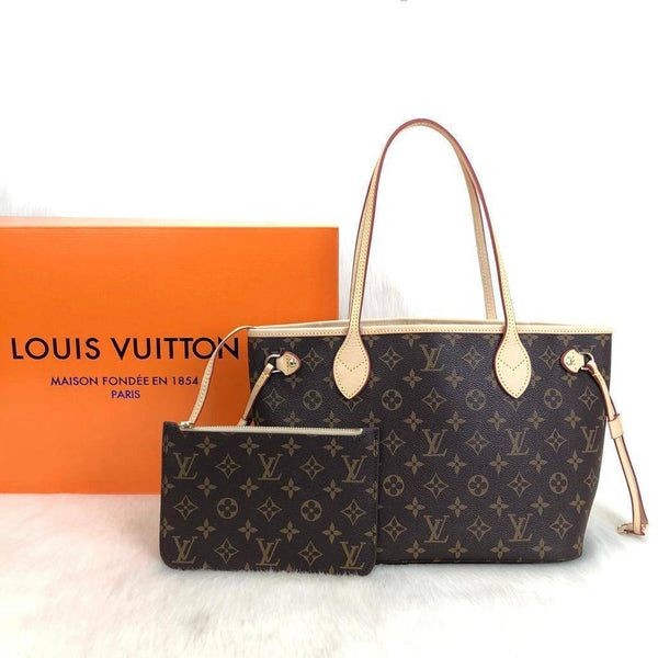 Louis Vuitton Neverfull PM genuine leather women's bag