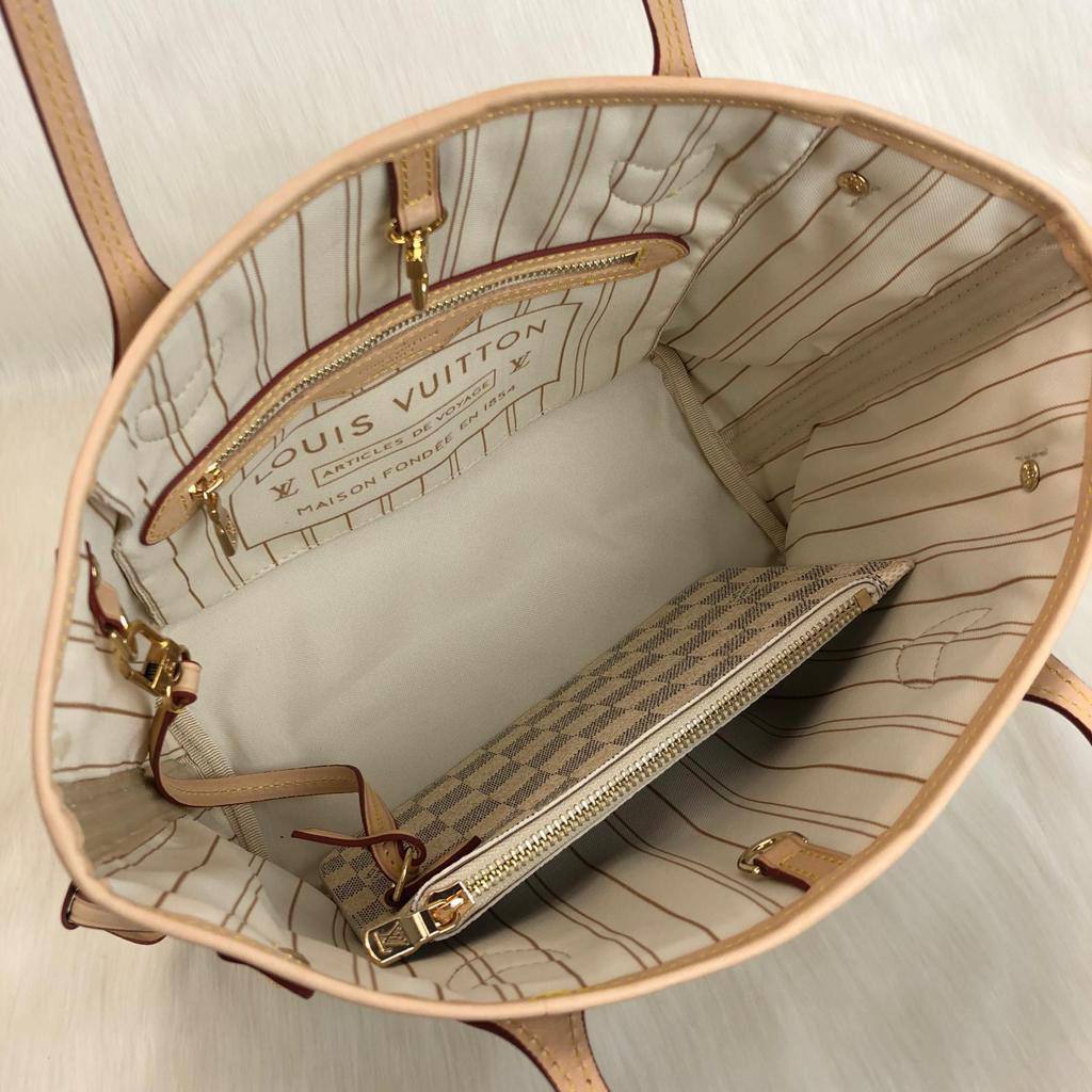 Louis Vuitton Neverfull PM genuine leather women's bag