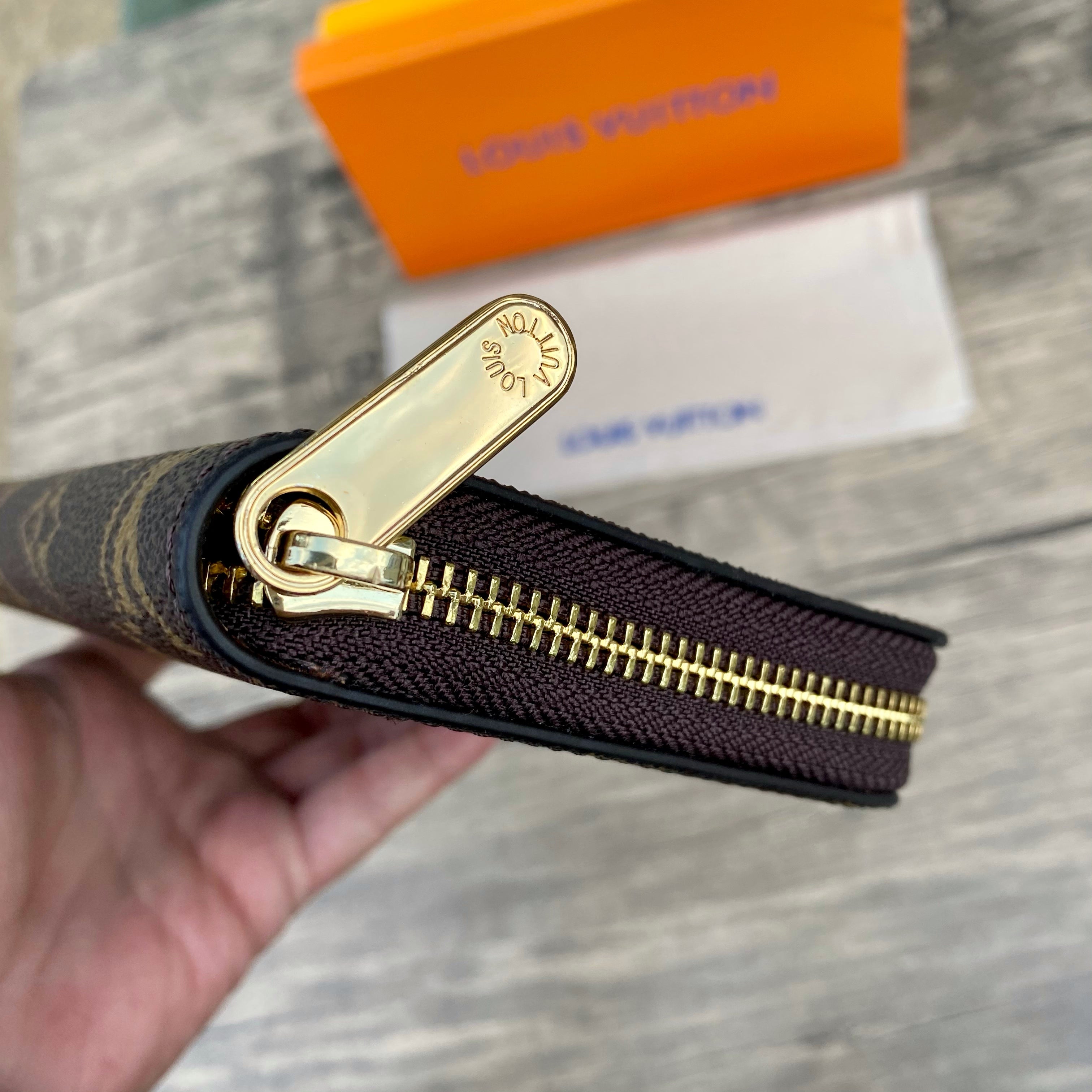 Louis Vuitton Monogram Zippy Clasic Wallet, Long Wallet, Lv Card Holder Wallet