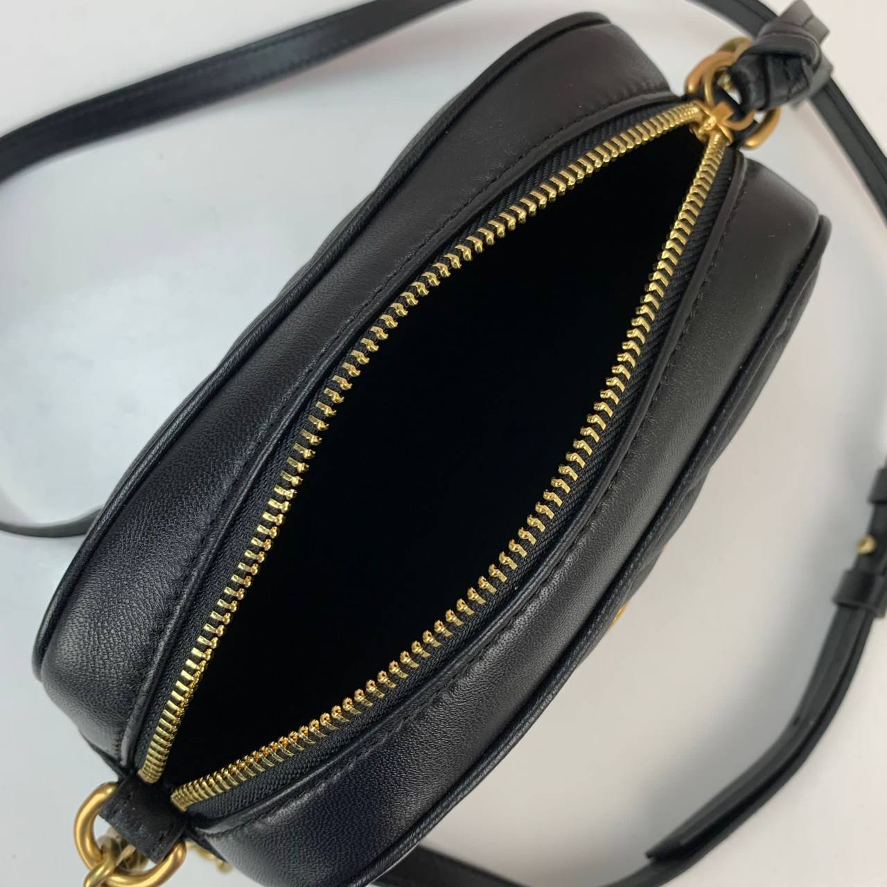 Gucci Marmont Messenger GG Mini Bag 100% genuine leather women's bag