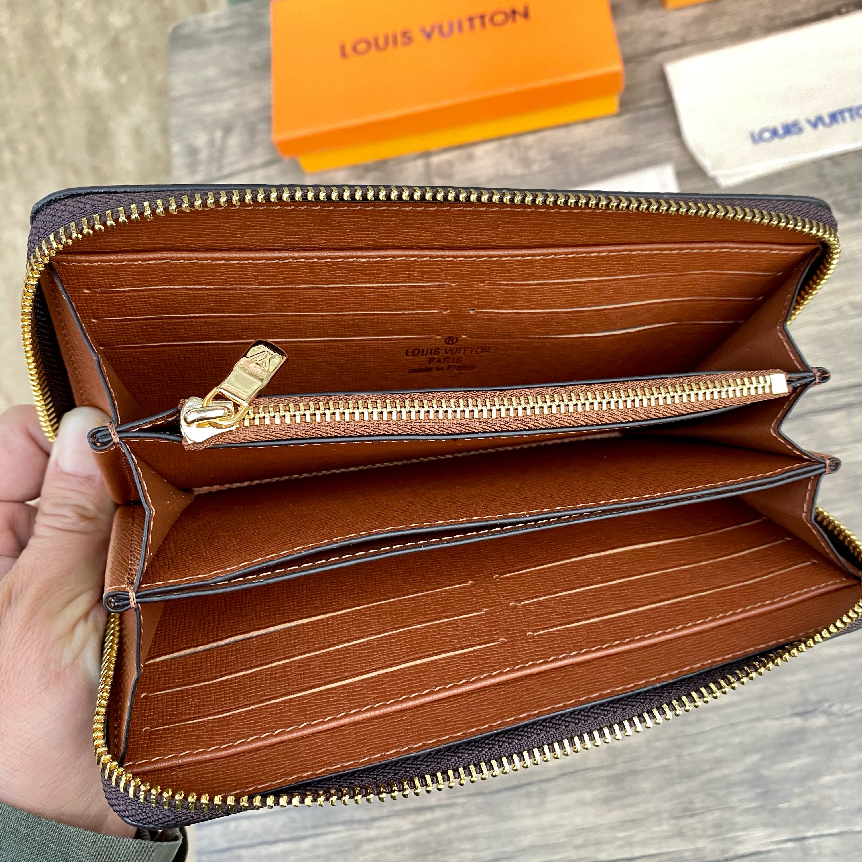 Louis Vuitton Monogram Zippy Clasic Wallet, Long Wallet, Lv Card Holder Wallet