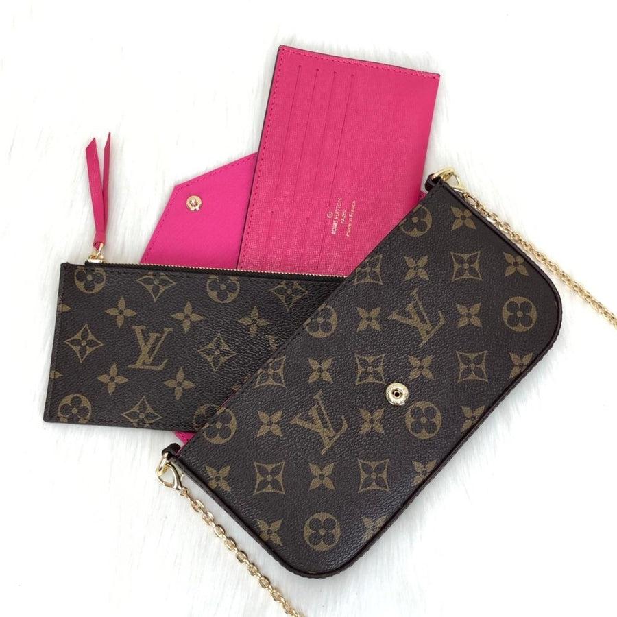 Louis Vuitton Clasik Monogram Felicie, Lv Women Bag