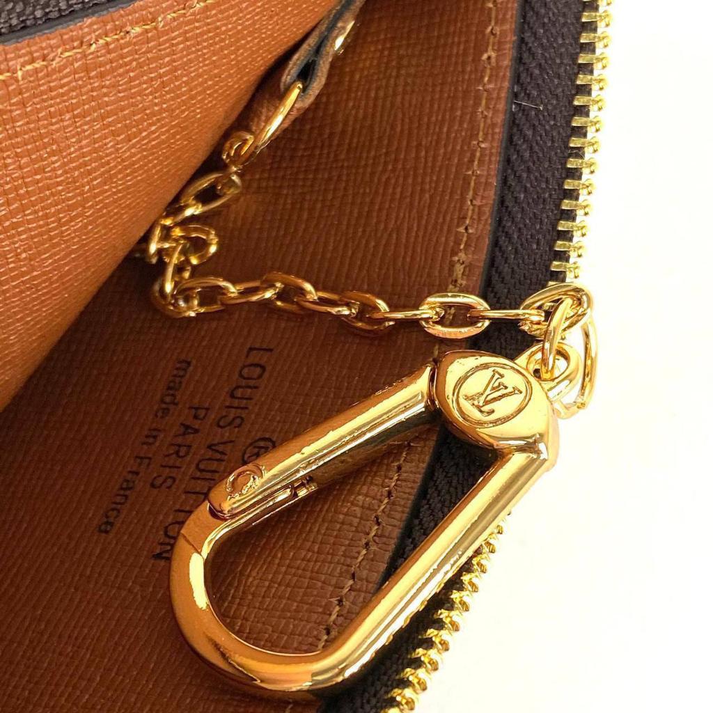Handmade Louis Vuitton Card Holder, Keychain and Coin Wallet