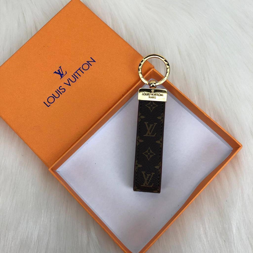 Louis Vuitton Key Chain, Bag Ornament, Leather KeyChain, Bag Accessory